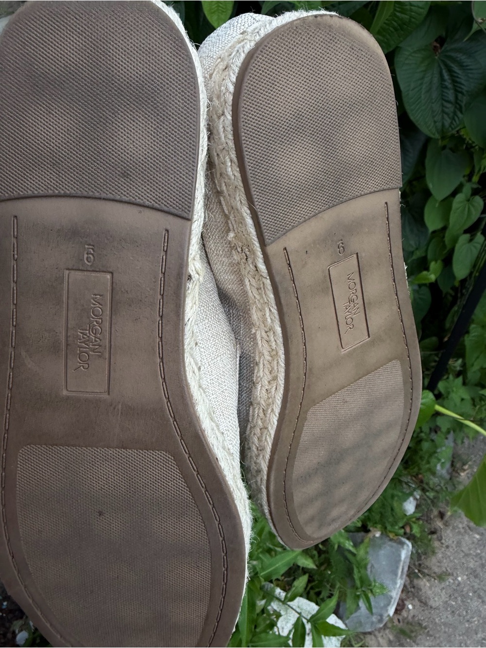 Morgan Taylor Linen-Textured Mary Jane Flats in Natural - Picture 9 of 12